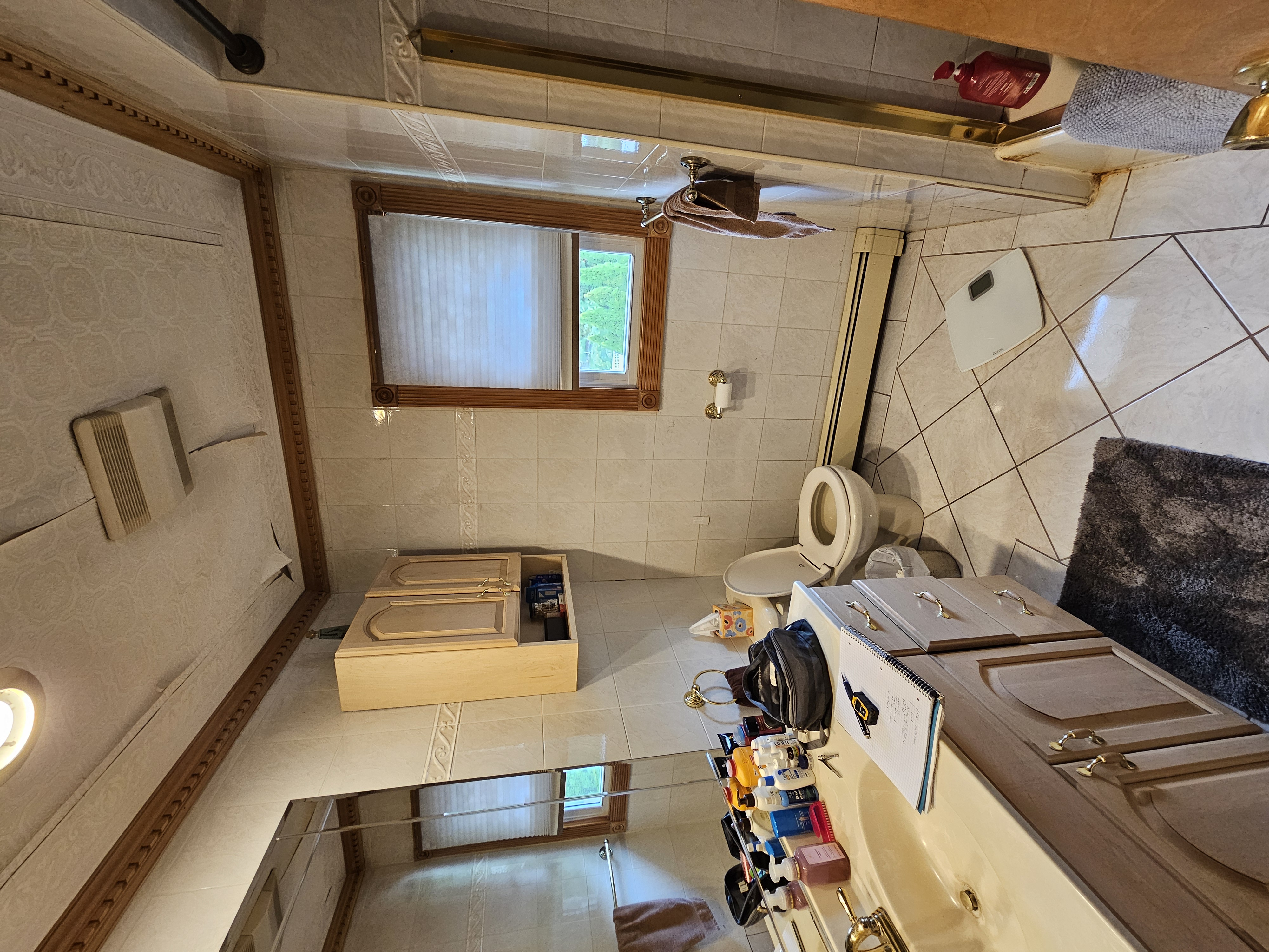 Bathroom before renovation