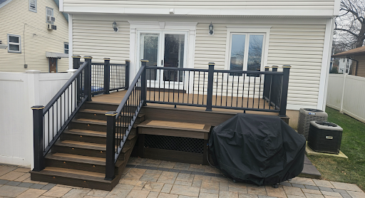 Deck after construction