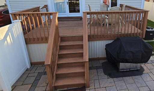 Deck before construction